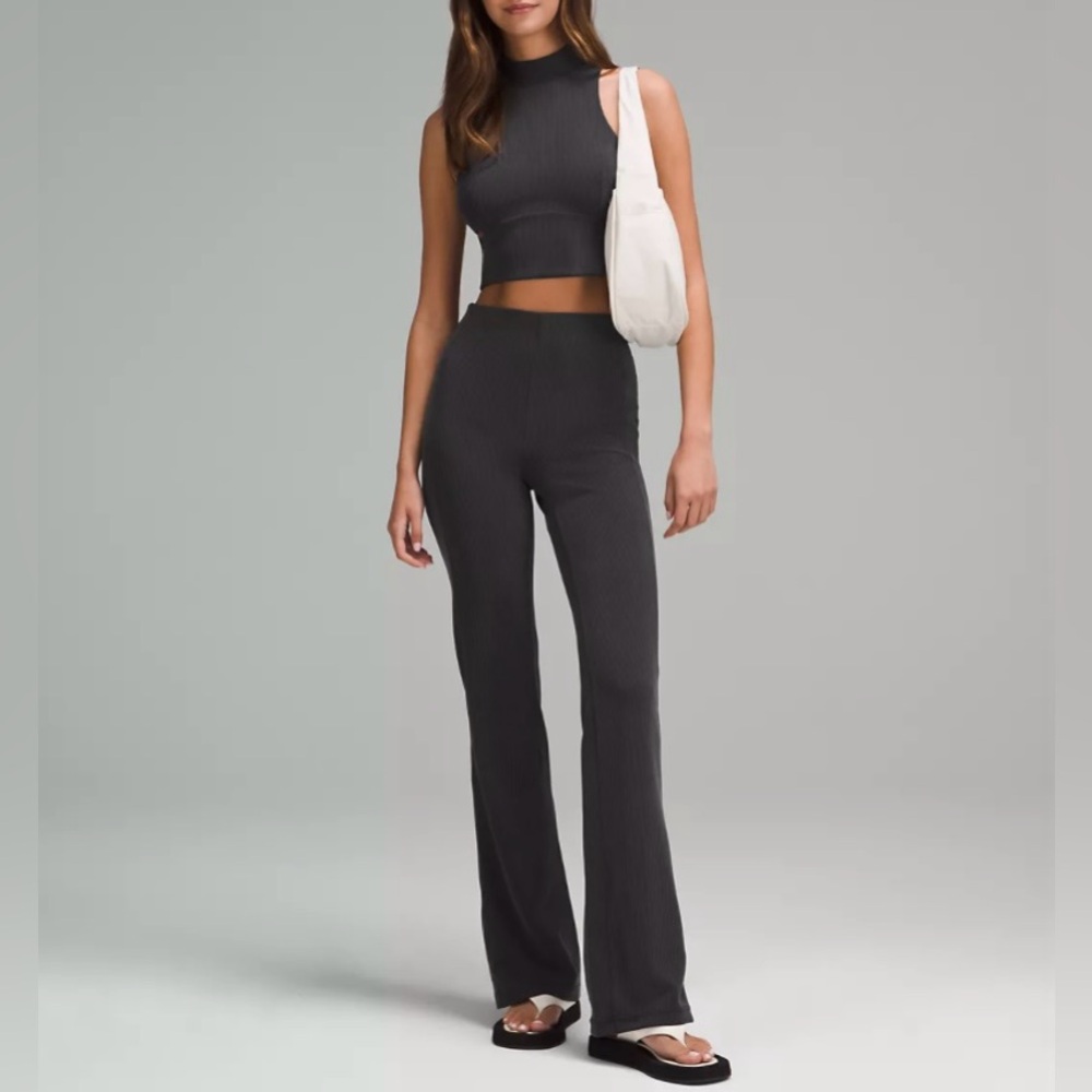 Lululemon ribbed flare pant legging